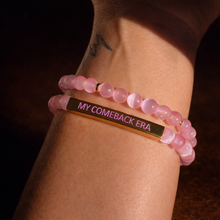 Load image into Gallery viewer, ••NEW••MY COMEBACK ERA🖤Mindset Mantra Bracelet
