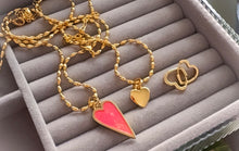 Load image into Gallery viewer, ••SOLD OUT •• MINI🩷HEART HOOPS
