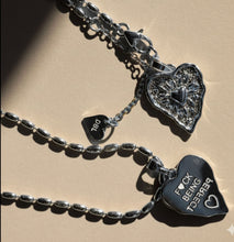 Load image into Gallery viewer, F ♥ CK BEING PERFECT ♥ MANTRA NECKLACE🖤(SILVER &amp; GOLD)
