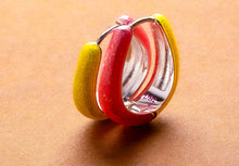 Load image into Gallery viewer, ••SOLD OUT •• WATERMELON 🍉 SUGAR &amp; HONEY 🍯 HOOP EARRINGS
