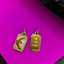 Load image into Gallery viewer, ••SALE•• CHARM ONLY 🖤 DBL double sided mantra charms
