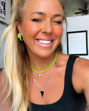 Load image into Gallery viewer, BE EXTRA 💚BE SEEN- GREEN CORD NECKLACE
