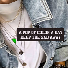 Load image into Gallery viewer, SILVER🌈HAPPY HEARTS 💖💚💙💛 DOUBLE SIDED ⚡️ FLIP ME
