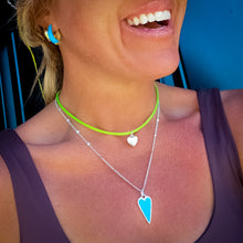 Load image into Gallery viewer, ••SALE••BE EXTRA 💚BE SEEN- GREEN CORD NECKLACE
