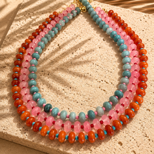 Load image into Gallery viewer, ••NEW•• CANDY CRUSH 🍭BEADED GEMSTONE NECKLACES
