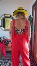 Load image into Gallery viewer, KRISTAS CLOSET 🩷RED ❤️❤️FREE PEOPLE INSPIRED OVERALLS(xs/s)
