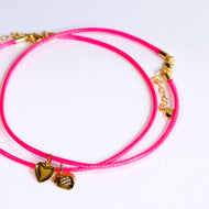 HAVE MORE FUN 💕PINK heart CHOKER