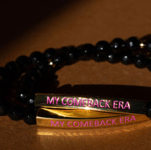 Load image into Gallery viewer, ••NEW••MY COMEBACK ERA🖤Mindset Mantra Bracelet
