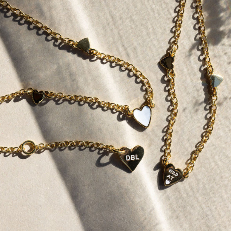 MINI🖤 WILD AT HEART 🖤 MANTRA NECKLACE