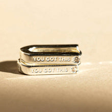 Load image into Gallery viewer, ••YOU GOT THIS •• hoop earrings
