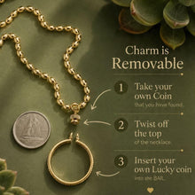 Load image into Gallery viewer, ••NEW•• DIMES FROM HEAVEN NECKLACE ♥  (gold &amp; silver)
