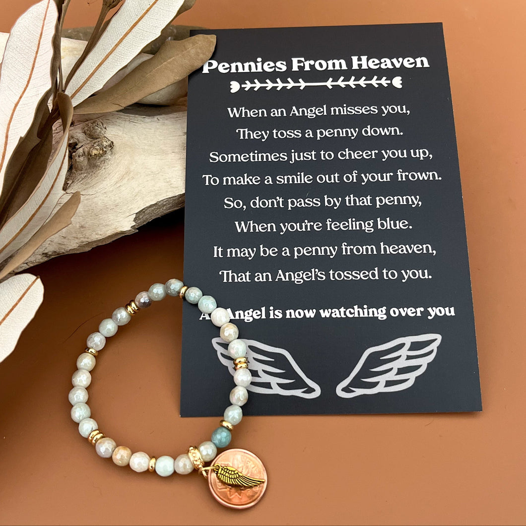 🔥last one🔥 PENNIES FROM HEAVEN 🪽 OCEAN BREEZE AMAZONITE