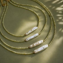 Load image into Gallery viewer, ••NEW•• GOOD ENERGY ✨ GEMSTONE &amp; PEARL ✨  NECKLACES
