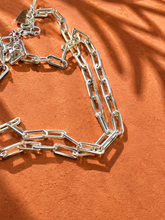 Load image into Gallery viewer, ••NEW•• SILVER ⚡️PAPER CLIP ANKLET
