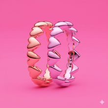 Load image into Gallery viewer, **last one**BE LOVE 🖤STACKABLE 🖤 RING(SILVER SIZE 6)
