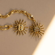 KEEP GOING SUNSHINE 🌞MANTRA NECKLACE & CHAIN