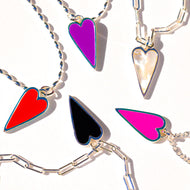 ••presale••2 in 1🩷COLORFUL HEARTS 🩷DOUBLE SIDED(silver)