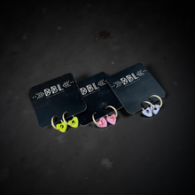 Load image into Gallery viewer, HEART CHARM HOOP ⫸ EARRINGS
