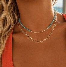 Load image into Gallery viewer, ••NEW•• GOLD HEART LINK CHOKER•• NECKLACE &amp; ANKLET
