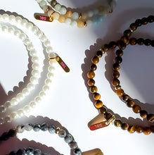 Load image into Gallery viewer, ••NEW••YOUR A GEM 💎   Gemstone Layering Bracelets **( 5 COLORS) **
