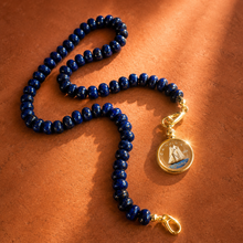 Load image into Gallery viewer, ••NEW•• BLUE SODALITE ✨GEMSTONE DIME NECKLACE
