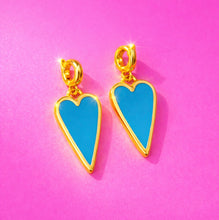 Load image into Gallery viewer, ••50% OFF•• DOUBLE SIDED CHARM ONLY 💚💖🧡 HEART CHARMS
