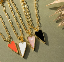 Load image into Gallery viewer, ••NEW•• DOUBLE SIDED 🩷RAVING HEART NECKLACE
