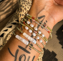 Load image into Gallery viewer, ••NEW•• GOOD ENERGY GEMSTONE &amp; PEARL  🐚BRACELETS
