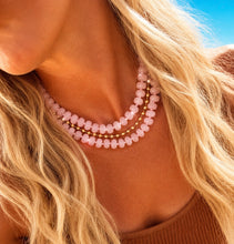 Load image into Gallery viewer, ••NEW•• ROSE QUARTZ CRYSTAL ✨NECKLACE
