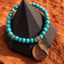 Load image into Gallery viewer, ••NEW•• LUCKY PENNY BRACELET ⚡️TURQUOISE
