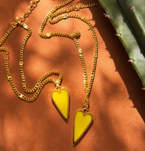 Load image into Gallery viewer, SUNSHINE YELLOW 💛RAVING HEART NECKLACE

