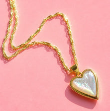 Load image into Gallery viewer, ••LAST ONE•• OPAL HEART 🖤 NECKLACE
