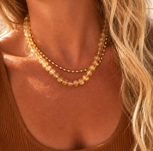 Load image into Gallery viewer, ••NEW•• YELLOW CITRINE ✨GEMSTONE NECKLACE
