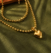 Load image into Gallery viewer, ••NEW•• DELICATE HEART OF GOLD &amp; TURQUOISE DREAM ⚡️NECKLACE
