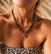 Load image into Gallery viewer, ••TOP SELLER•• TIGERS EYE HEART•• DETATCHABLE ••GEMSTONE NECKLACE
