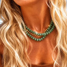 Load image into Gallery viewer, ••NEW•• GREEN AVENTURINE GEMSTONE ✨NECKLACE
