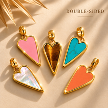 Load image into Gallery viewer, ••NEW•• DOUBLE SIDED RAVING HEARTS 🩷CHARM ONLY
