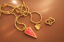 Load image into Gallery viewer, ••SOLD OUT •• MINI🩷HEART HOOPS
