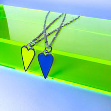 Load image into Gallery viewer, SILVER🌈HAPPY HEARTS 💖💚💙💛 DOUBLE SIDED ⚡️ FLIP ME
