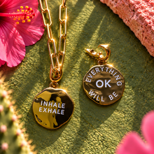 Load image into Gallery viewer, ••NEW•• EVERYTHING WILL BE OK ✨MANTRA NECKLACE ✨ (double sided)
