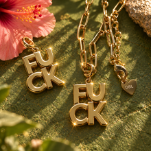 Load image into Gallery viewer, ••NEW•• FUCK🩷MANTRA NECKLACE

