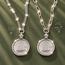 Load image into Gallery viewer, ••NEW•• SILVER DBL LAYERING ⚡️CHAINS
