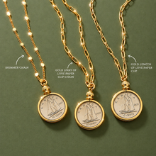 Load image into Gallery viewer, ••GOLD•• DIME LOCKET  NECKLACE ♥
