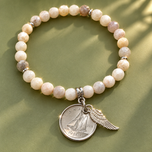 Load image into Gallery viewer, ••NEW•• DIME &amp; MOONSTONE GEMSTONE ✨BRACELET
