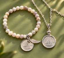 Load image into Gallery viewer, ••NEW•• DIME &amp; MOONSTONE GEMSTONE ✨BRACELET
