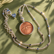 Load image into Gallery viewer, ••NEW•• **silver** PENNY LOCKET ✨NECKLACE
