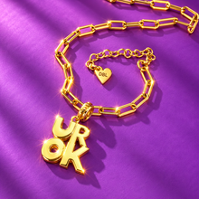 Load image into Gallery viewer, ••limited edition •• UR⚡️OK NECKLACE

