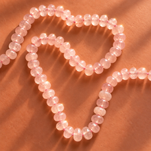 Load image into Gallery viewer, ••ONE OF A KIND•• FUCK IT + ROSE QUARTZ GEMSTONE NECKLACE ✨
