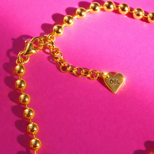 Load image into Gallery viewer, ••GOLD•• BE YOU ♥ BALL CHAIN
