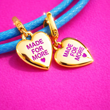 Load image into Gallery viewer, ••50% OFF•• MADE FOR MORE ♥ BLUE  ♥ HEART MANTRA NECKLACE
